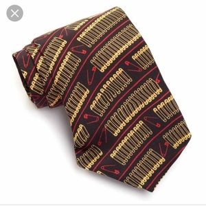 L.A.M.B. Safety pin silk tie-unisex. NWT